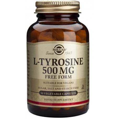 L-TYROSINE-500mg-veg.50cps-SOLGAR